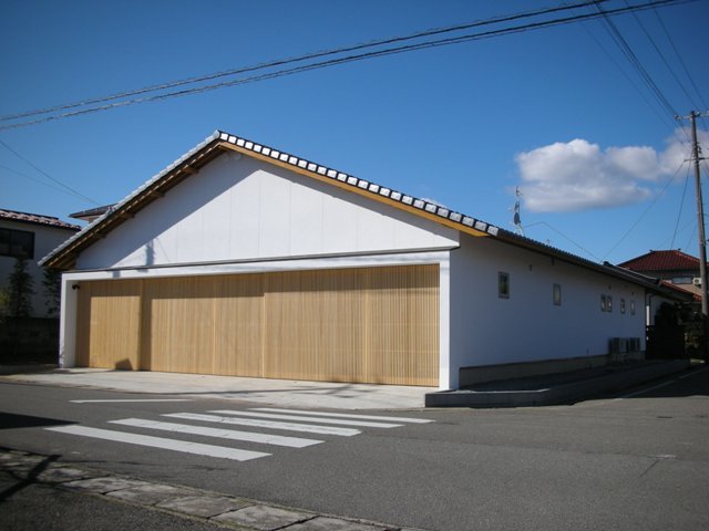連格子の家の写真