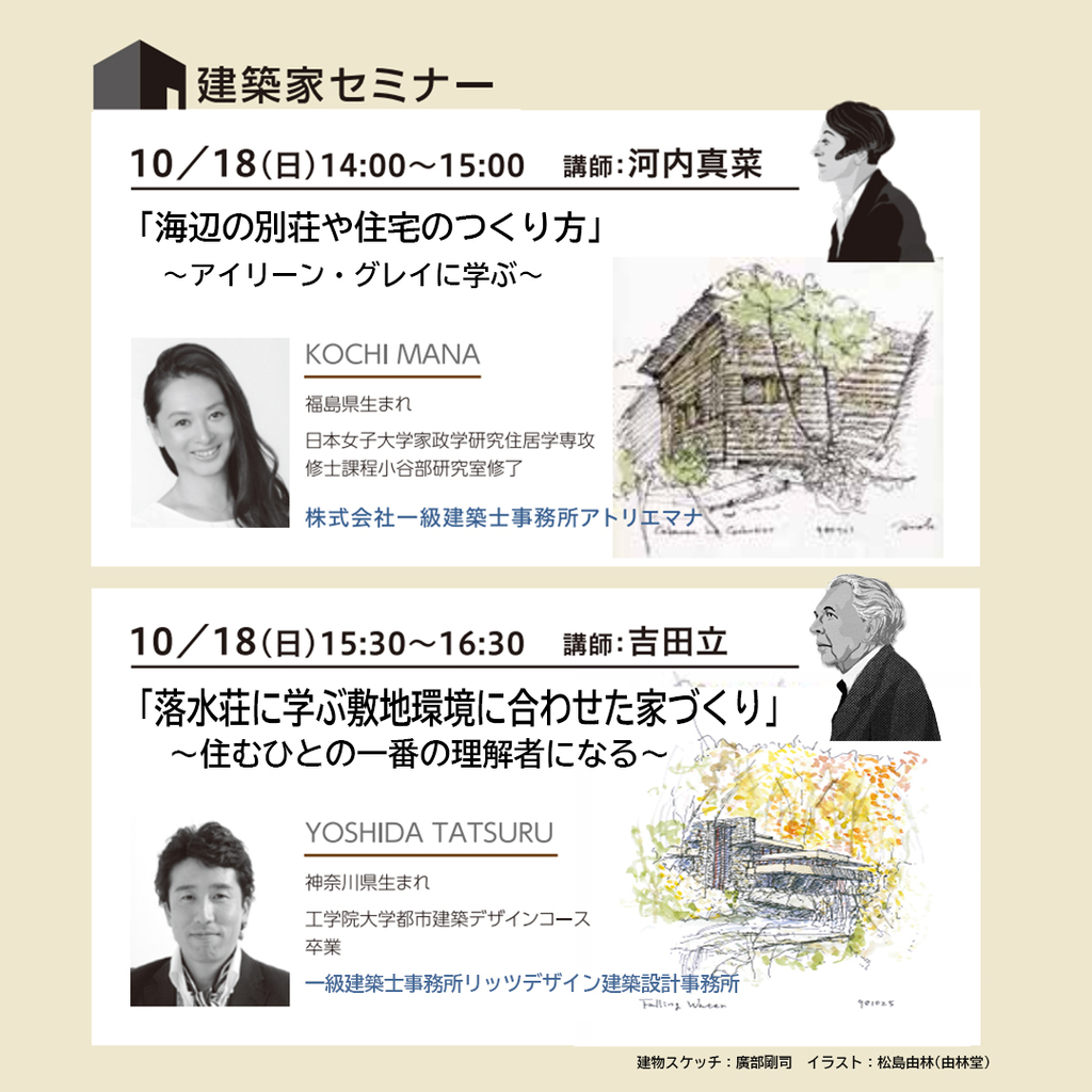 「落水荘に学ぶ敷地環境に合わせた家づくり」 ～住むひとの一番の理解者になる～　フランク・ロイド・ライトのイメージ