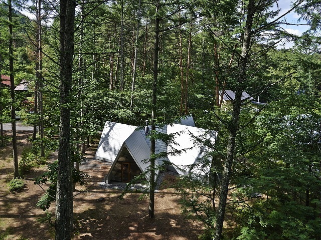 安曇野の山荘の写真