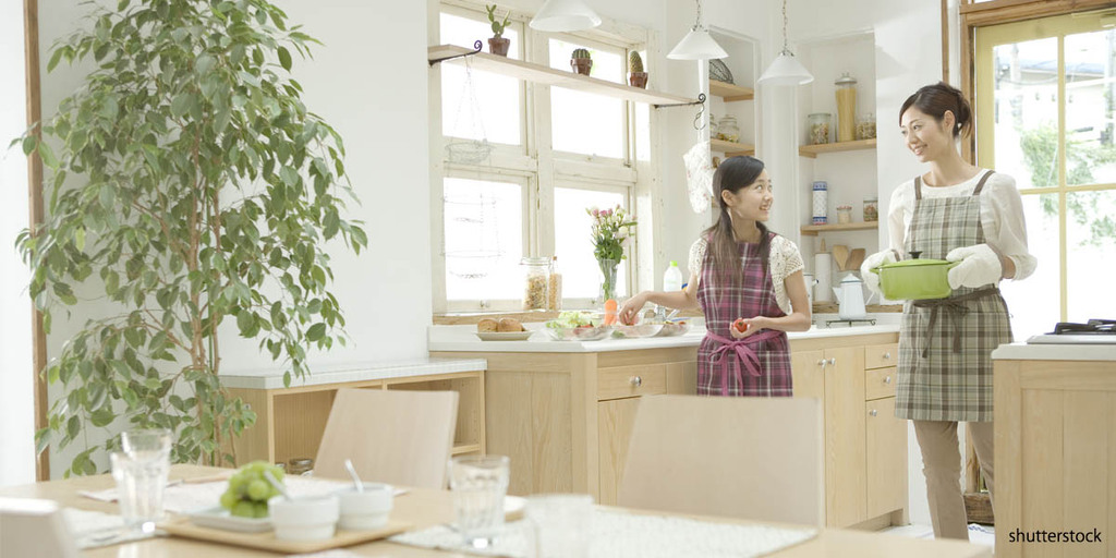 女性建築家が提案する　「家事のしやすい建築計画」のイメージ