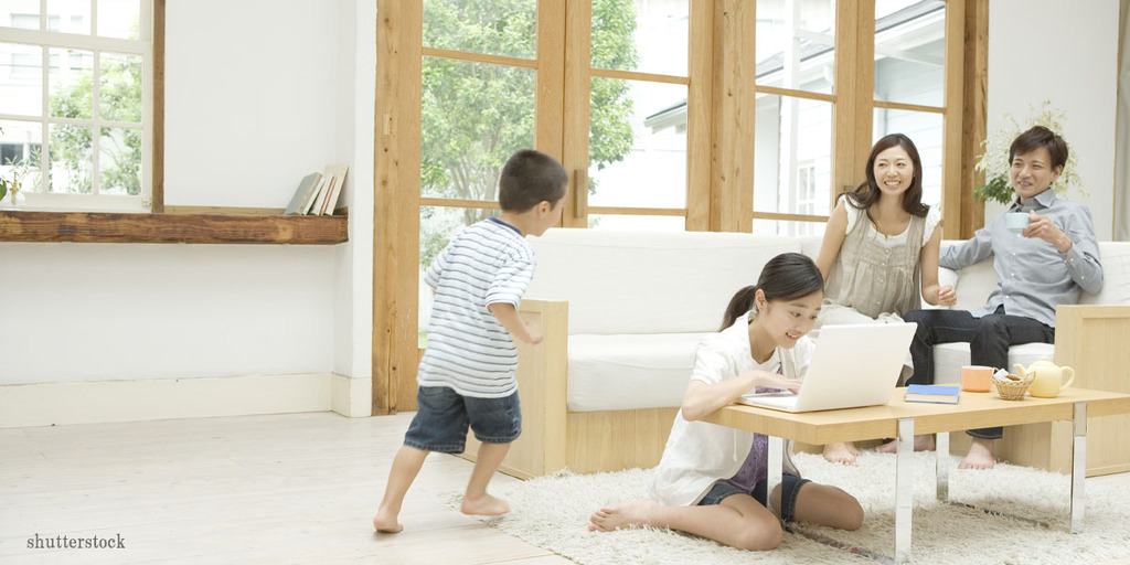 家族が楽しむ中庭のある家"　～休日は家で過ごしたい！～のイメージ